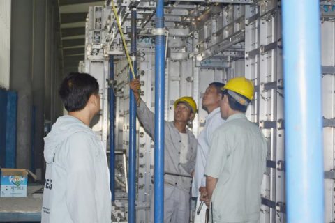 恭贺云顶集团铝模板房山项目顺利通过出厂验收!